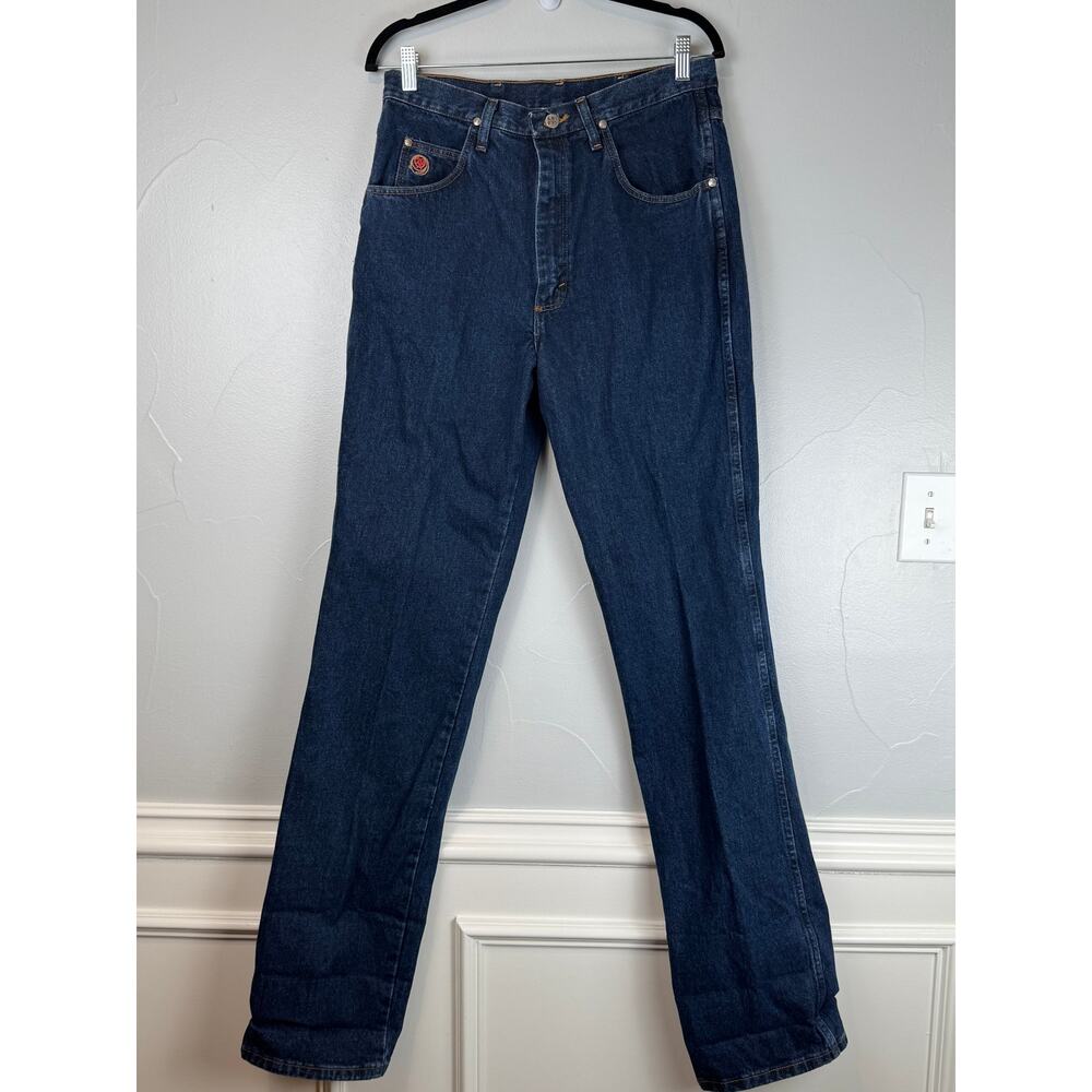 Vintage Wrangler Twenty X Jeans 34x38 Dark Wash USA Made Cowboy Western
